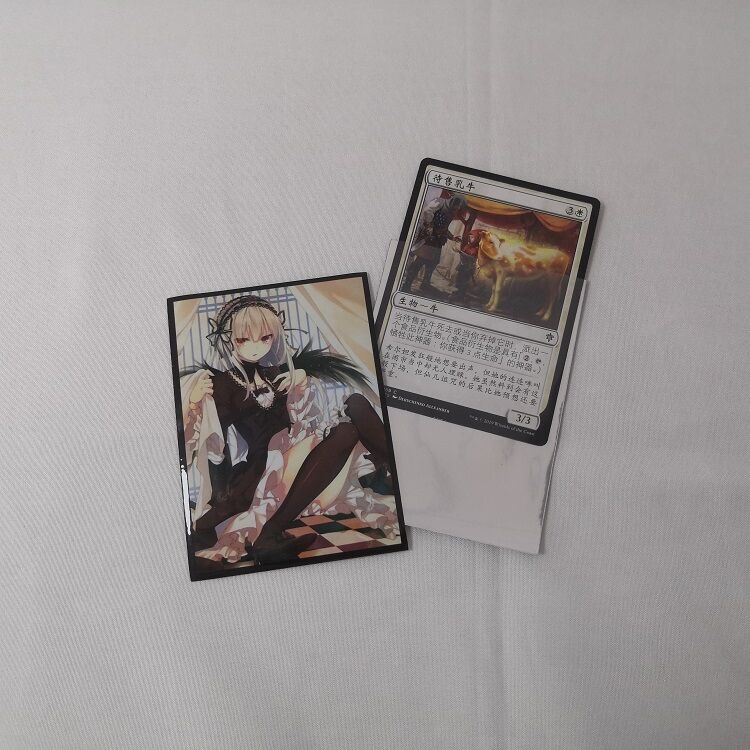 Özel Baskılı Anime Kart Koruyucu Kılıflar Kart Oyunu Aksesuarı Özel Sanat Kart Kılıfı